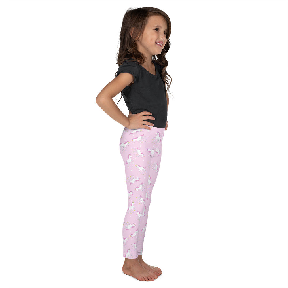 Pink Unicorn Kids Girls Leggings (2T-7), Toddler Children Cute Printed Yoga Pants Graphic Fun Tights Gift Daughter  Starcove Fashion