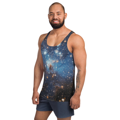 Galaxy Tank Top, Space Stars Universe Men Women Festival Yoga Workout Sexy Summer Muscle Sleeveless Shirt Starcove Fashion
