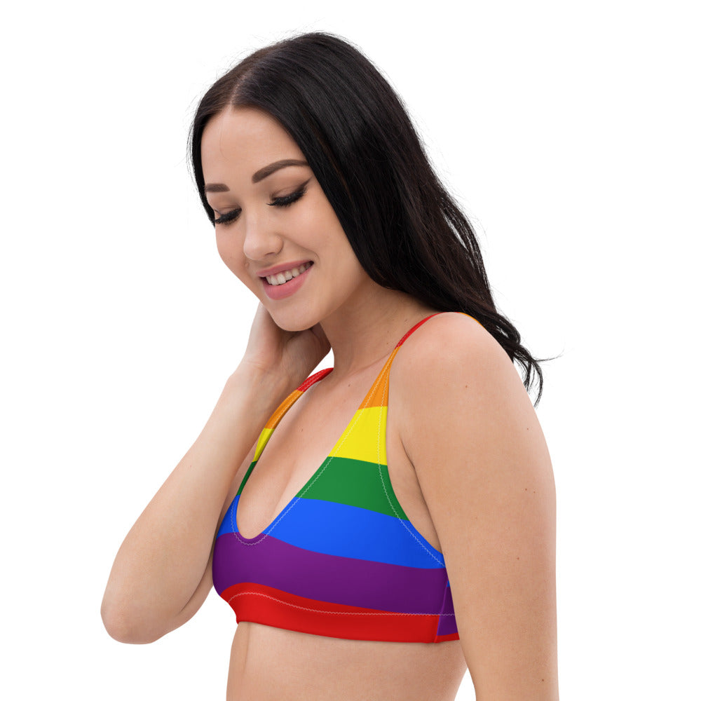 Starcove Fashion Pride Rainbow Flag Cheeky Bikini Bottom