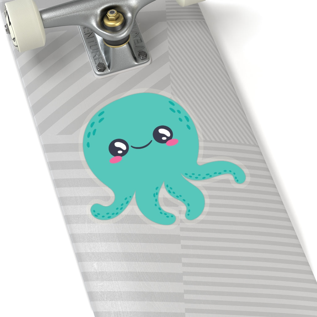 Cute Octopus Sticker, Marine Animals Laptop Decal Vinyl Waterbottle Tumbler Car Waterproof Bumper Aesthetic Die Cut Wall Mural Starcove Fashion