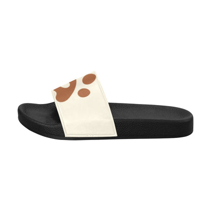 Pet Paw Women Slide Sandals, Love Cats Dogs Shoe Designer Wedge Slippers Flip Flops Slip On Gift