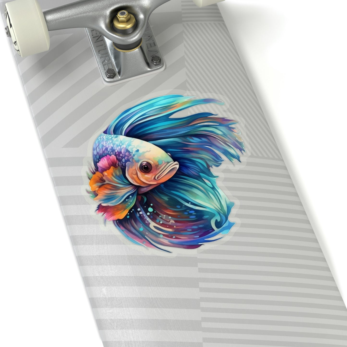 Betta Fish Sticker, Art Laptop Decal Vinyl Cute Waterbottle Tumbler Car Waterproof Bumper Aesthetic Die Cut Wall Mural Starcove Fashion