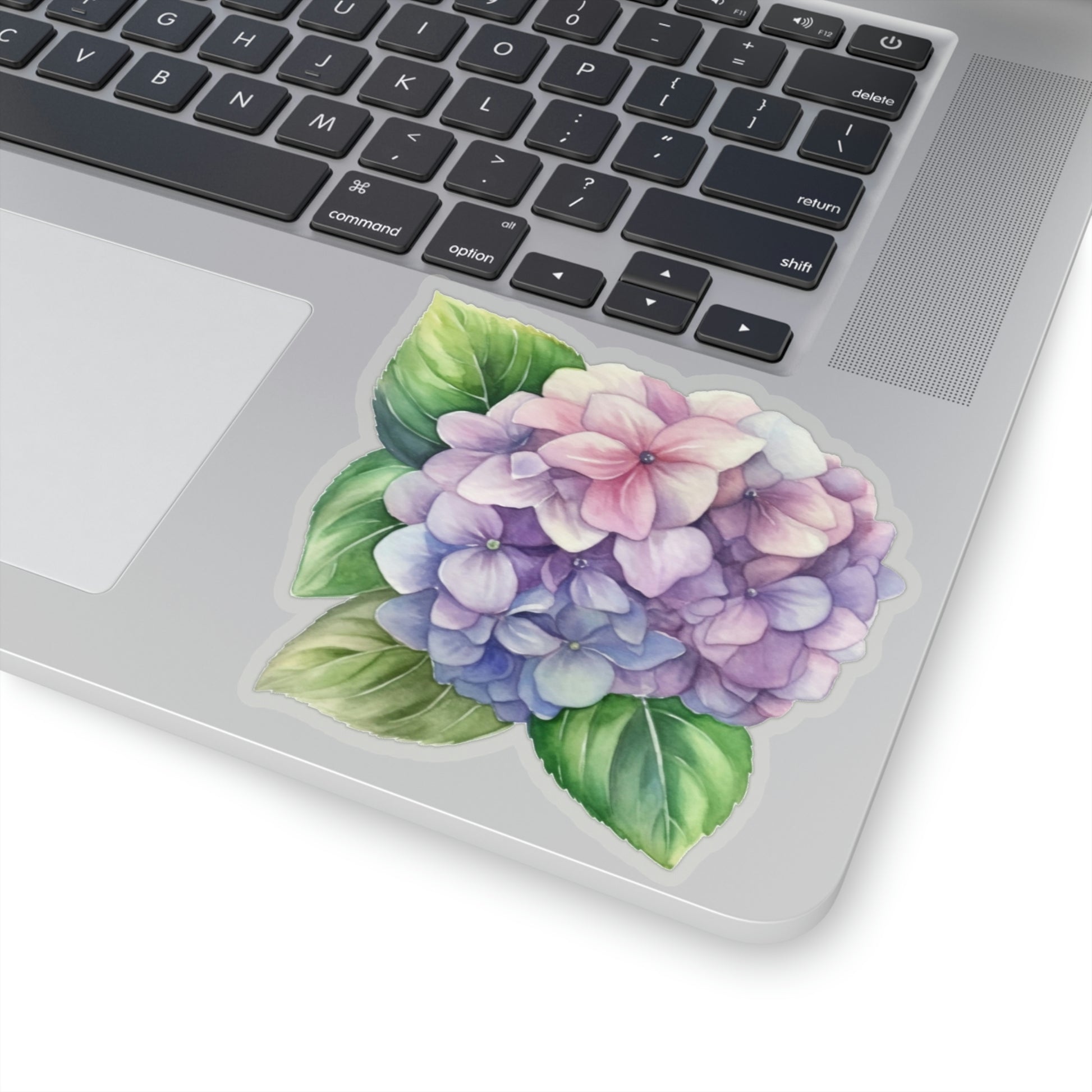 Hydrangea Flowers Sticker, Floral Nature Art Laptop Decal Vinyl Cute Waterbottle Tumbler Car Waterproof Bumper Die Cut Wall Mural Starcove Fashion