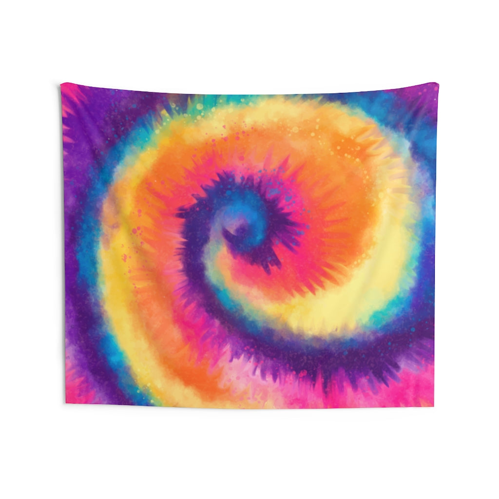 Tie Dye Tapestry, Rainbow Wall Art Indoor Hippie Bohemian Party Colorful Tapestries Landscape Hanging Large Small Decor Home Dorm Room Gift Starcove Fashion