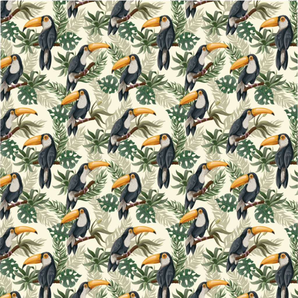 Toucan Tropical Duvet Cover, Bird Leaves Microfiber Full Queen Twin Unique Vibrant Bed Cover Modern Home Bedding Bedroom Décor Starcove Fashion