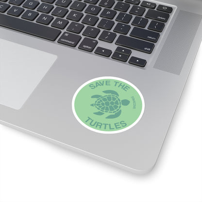 Save the Turtles Sticker, Vsco Sea Turtle Stickers Green Laptop Vinyl Cute Waterproof Tumbler Car Bumper Waterbottle Flask Label Wall Decal Starcove Fashion