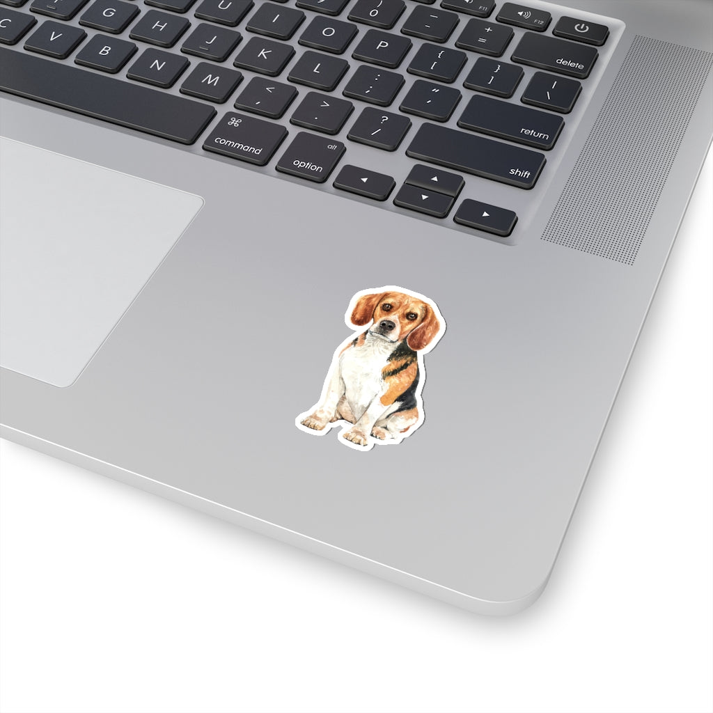 Beagle Dog Sticker, Laptop Decal Vinyl Cute Waterbottle Tumbler Car Waterproof Bumper Aesthetic Die Cut Wall Mural Starcove Fashion
