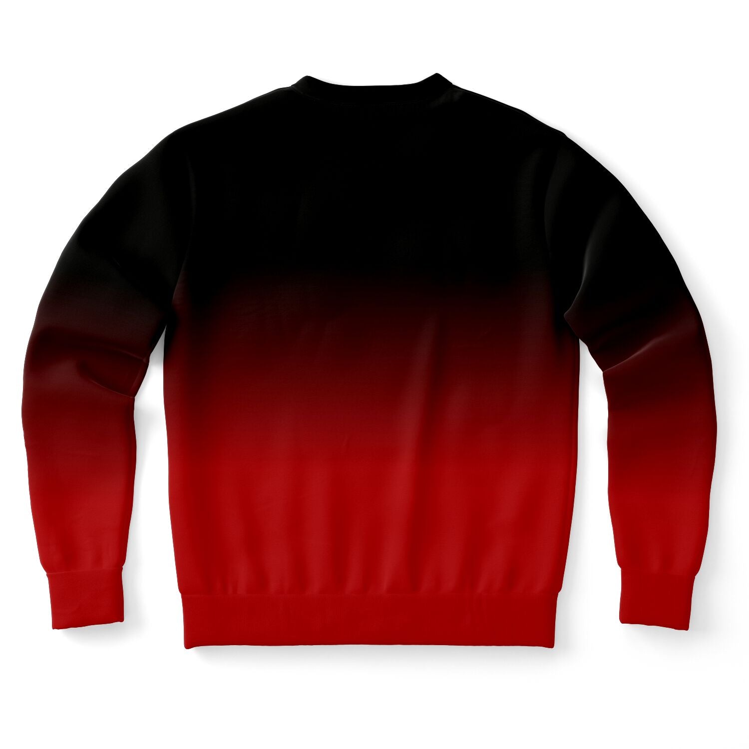 Red Black Ombre Sweatshirt, Gradient Tie Dye Graphic Crewneck Fleece Cotton Sweater Jumper Pullover Men Women Adult Aesthetic Top Starcove Fashion