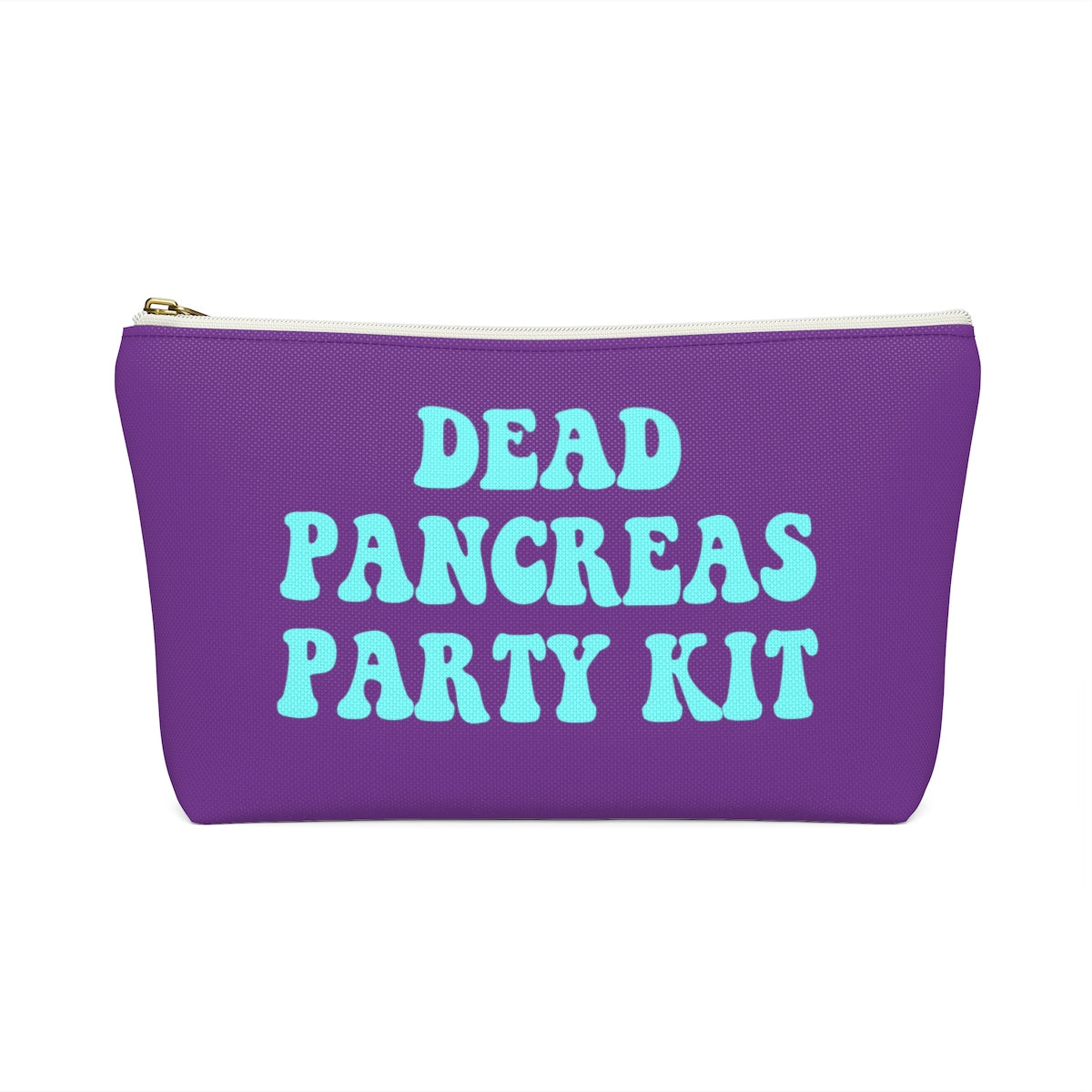 Dead Pancreas Party Kit Bag, Diabetes Supply Bag, Fun Diabetic Supply Case, Cute Carrying Bag Gift, Type 1 Diabetes Accessory Zipper Pouch w T-bottom Starcove Fashion