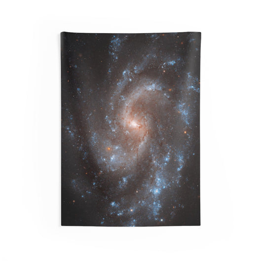 Night Sky Vertical Tapestry, Spiral Galaxy Universe Indoor Wall Outer Space Constellation Stars Decor Starcove Fashion