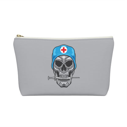 Skull Medical Bag, Medicinal Hospital Sick Men Gift Supply Case Accessory Travel Zipper Canvas Pouch w T-bottom Starcove Fashion