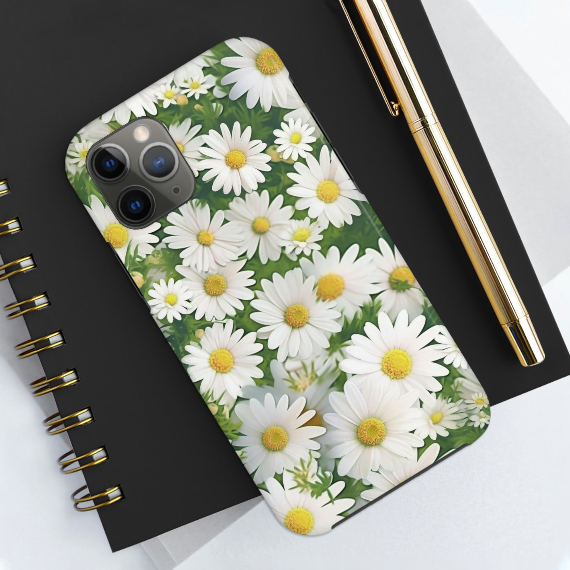 Daisy iPhone 14 13 Pro Max Tough Case Mate, Flowers Floral Cute Aesthetic Iphone 12 11 Mini SE  X XR XS 8 Plus 7 Phone Cover Gift Starcove Fashion