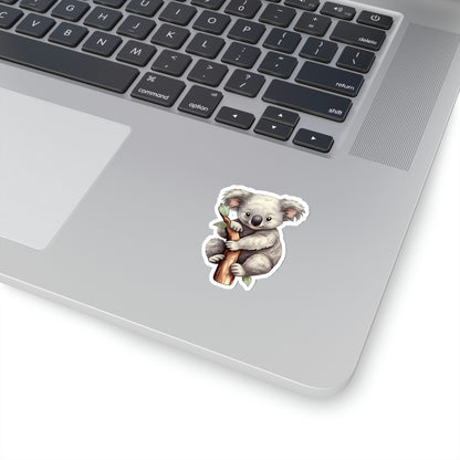Koala Bear Sticker, Animal Art Laptop Decal Vinyl Cute Waterbottle Tumbler Car Waterproof Bumper Aesthetic Die Cut Wall Clear Starcove Fashion