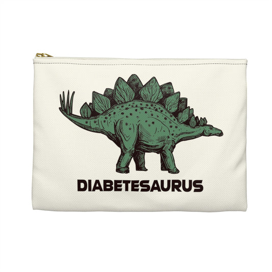 Dinosaur Diabetes Supply Bag, Funny Dino Diabetesaurus Diabetic Type 1 One Carry Travel Case Accessory Kids Boys Girls Meds Zipper Pouch Starcove Fashion