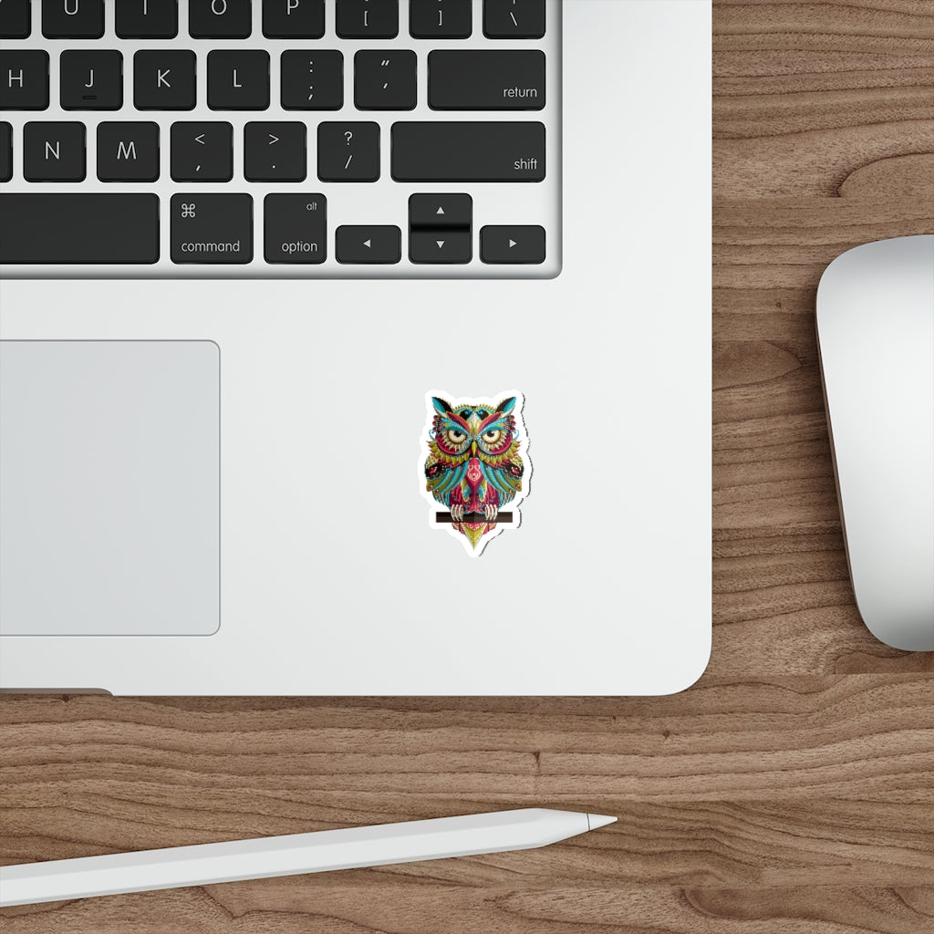 Owl Waterproof Vinyl Stickers, Animal Laminated Durable Decal Indoor Outdoor Peel Back Water Bottle Small Large Weatherproof Starcove Fashion