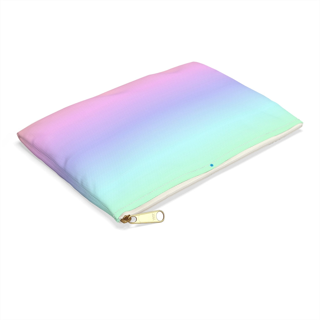 Pink Tie Dye Zipper Pouch Bag, Ombre Rainbow Gradient Kawaii Teen Girl  Gifts Bag Canvas Cosmetic Toiletry Accessory Makeup Bag
