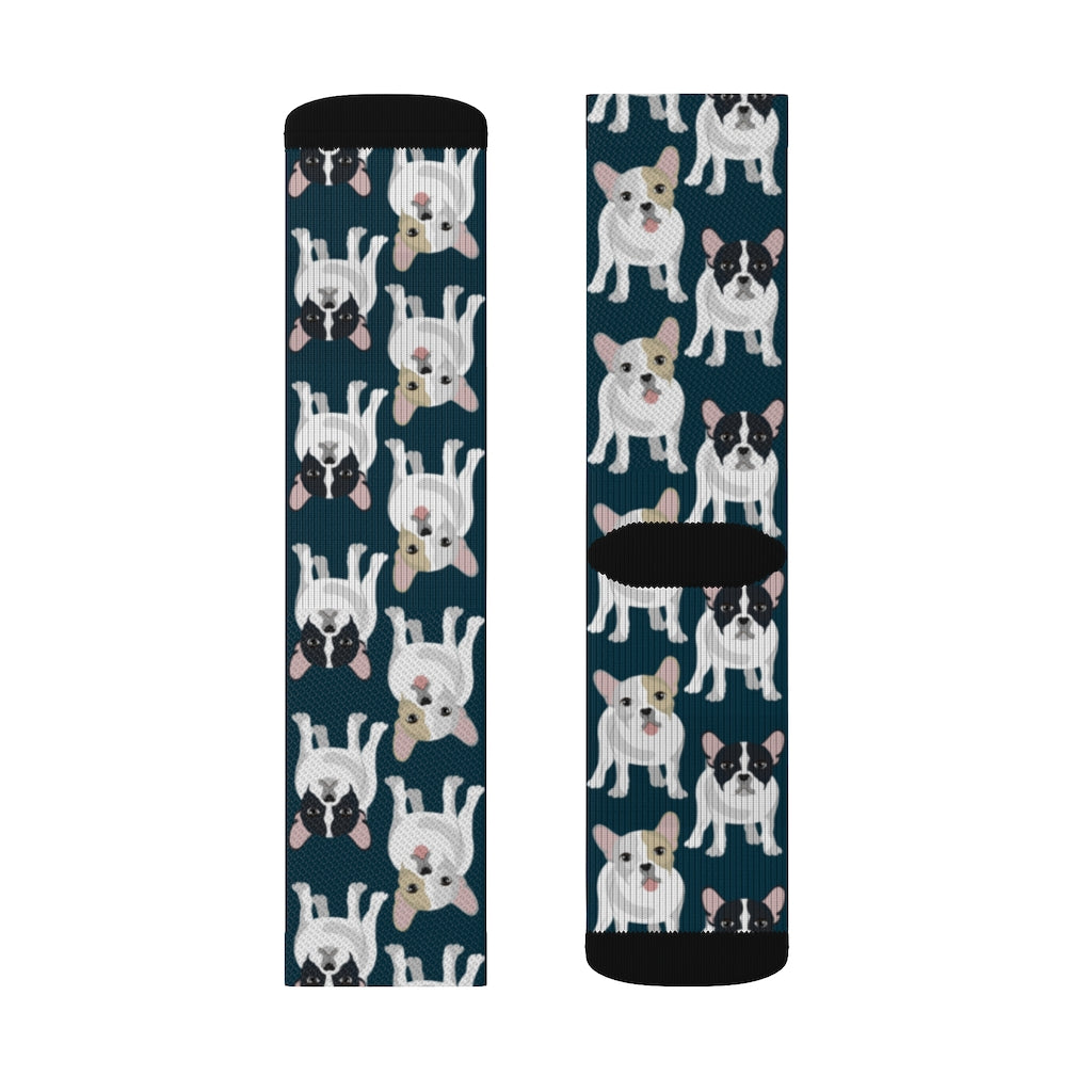 French Bulldog Socks, 3D Sublimation Socks Women Men Funny Fun Novelty Cool Funky Crazy Casual Cute Crew Unique Gift Starcove Fashion