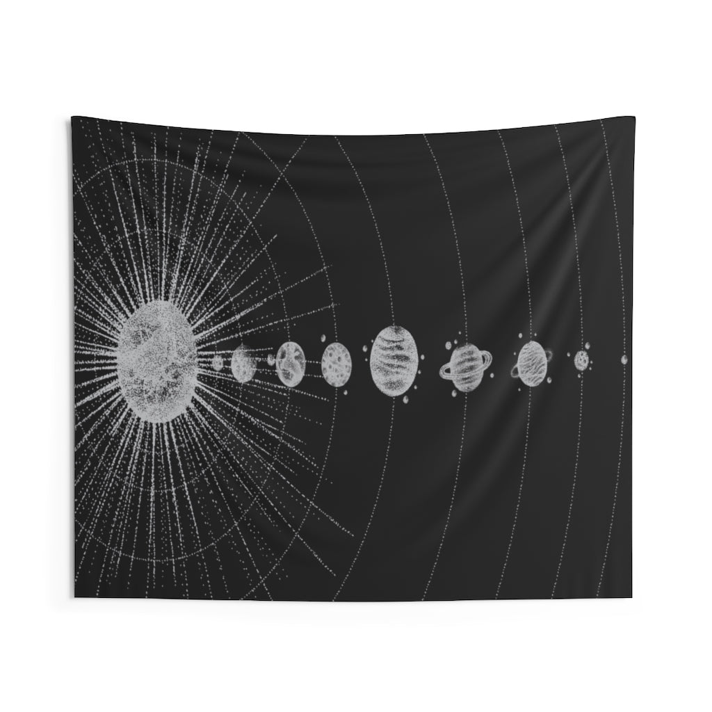 Milky Way Planets Tapestry, Sun Solar System Landscape Indoor Wall Art Hanging Tapestries Large Small Decor Home Dorm Room Gift Starcove Fashion