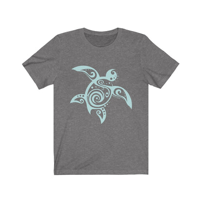 Tribal Sea Turtle Shirt, Polynesian Maori Tattoo Art Animal Print Ocean Waves Beach Lover Men Women Cute Graphic Tshirt Gift Starcove Fashion