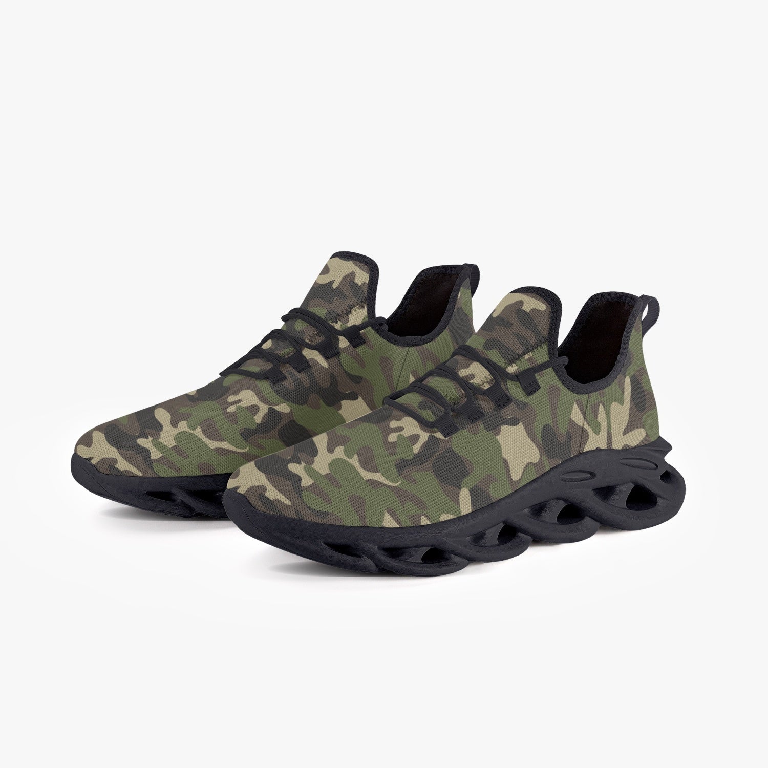 Men Camo Green Trainers Camouflage Sneakers Man Military Shoes