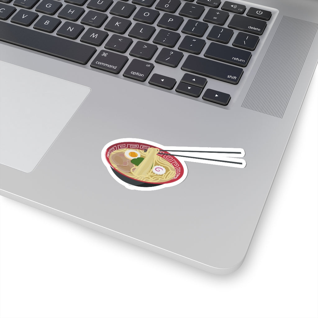 Ramen Sticker, Noodle Soup Asian Food Chopsticks  Laptop Decal Vinyl Cute Waterbottle Tumbler Car Bumper Aesthetic Die Cut Starcove Fashion