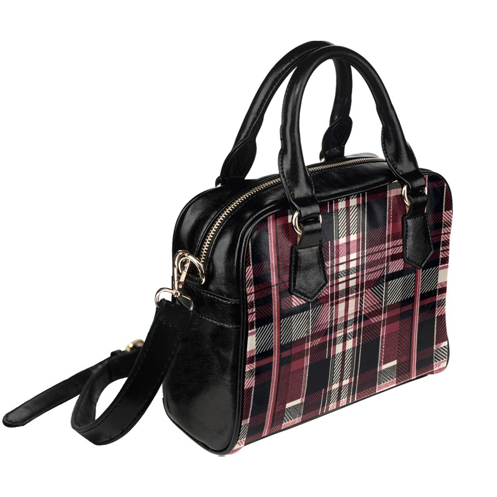 Amazon.com: Red Seamless Tartan Plaid Print Handbag Tote Bag for Women with  Zipper And Pockets, Tote Bag Pattern Tote Purse : Clothing, Shoes & Jewelry