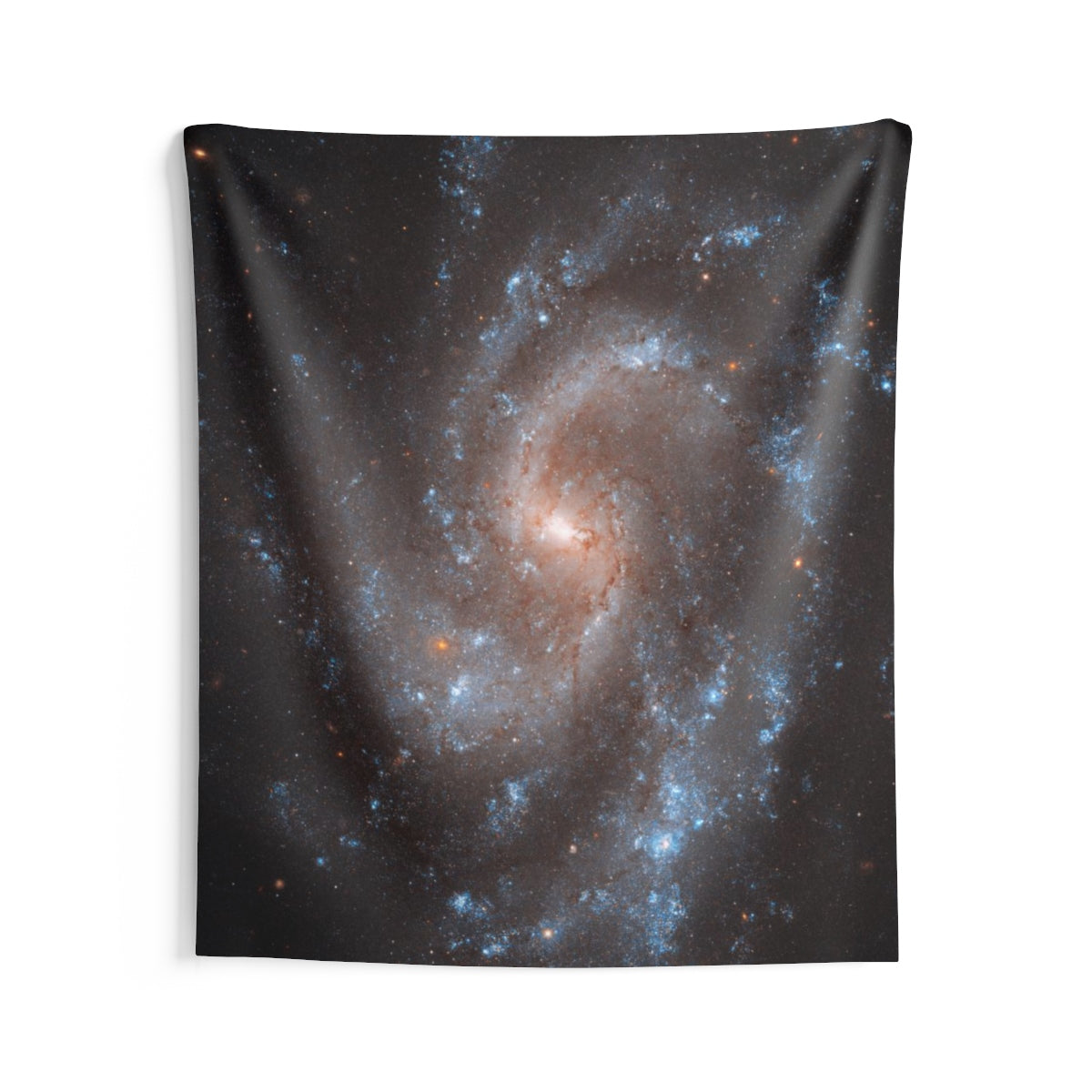 Night Sky Vertical Tapestry, Spiral Galaxy Universe Indoor Wall Outer Space Constellation Stars Decor Starcove Fashion
