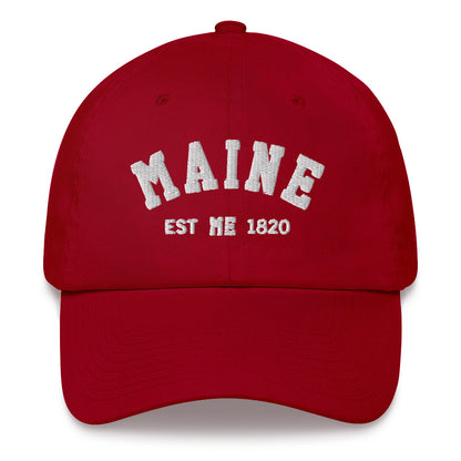 Maine ME State Dad Hats, I Love Maine Retro Vintage Pride USA Gifts Men Women Trucker Baseball Embroidered Hat Starcove Fashion