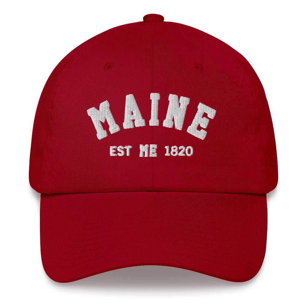 Maine ME State Dad Hats, I Love Maine Retro Vintage Pride USA Gifts Men Women Trucker Baseball Embroidered Hat Starcove Fashion