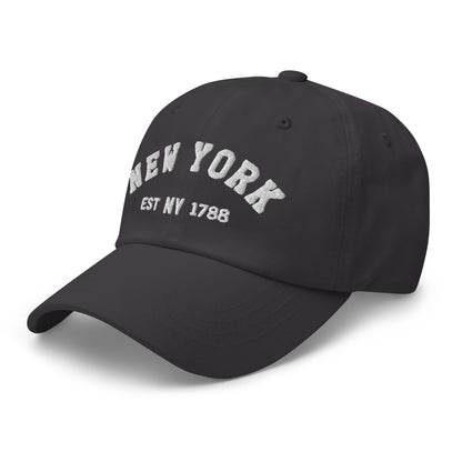 New York Baseball Dad Hat Cap, I Love NY City State USA Retro Mom Trucker Men Women Embroidery Embroidered Hat Gift