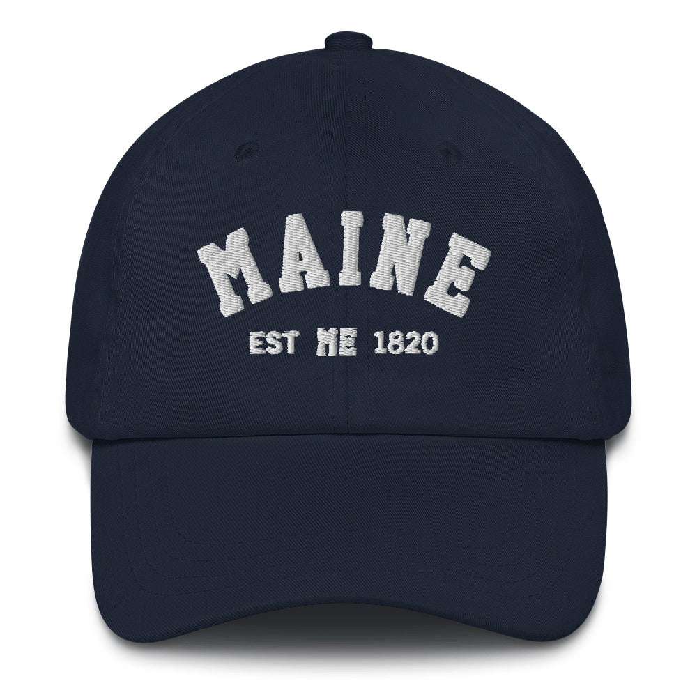 Maine ME State Dad Hats, I Love Maine Retro Vintage Pride USA Gifts Men Women Trucker Baseball Embroidered Hat Starcove Fashion