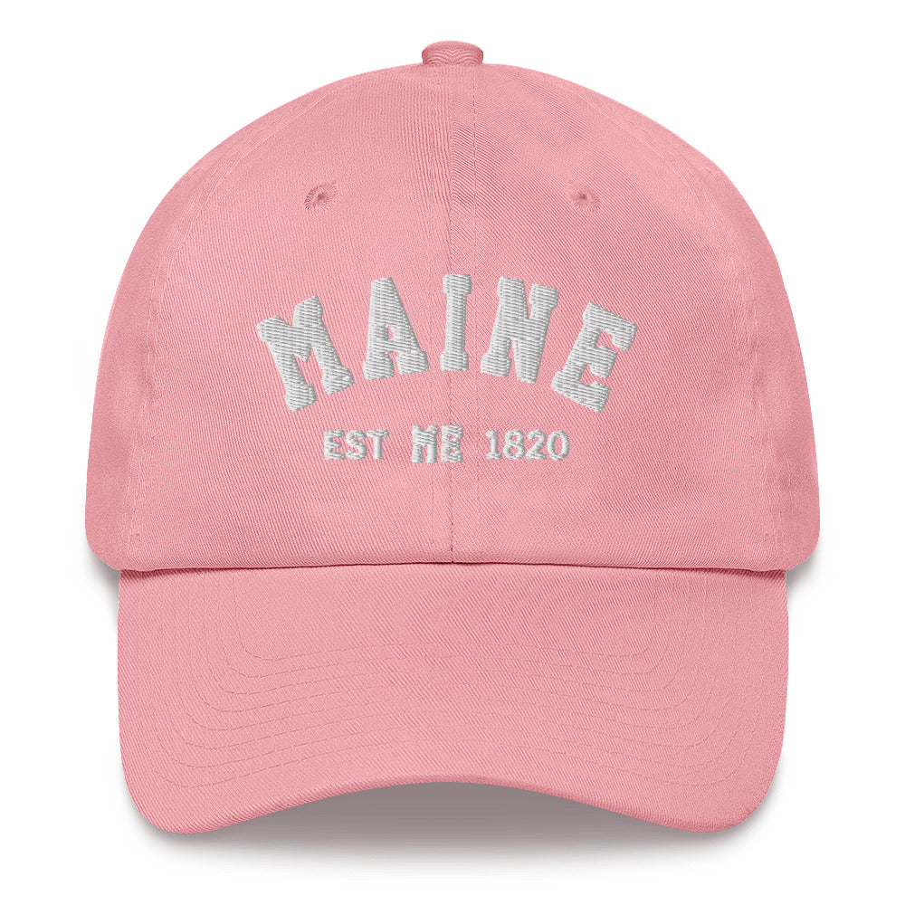 Maine ME State Dad Hats, I Love Maine Retro Vintage Pride USA Gifts Men Women Trucker Baseball Embroidered Hat Starcove Fashion