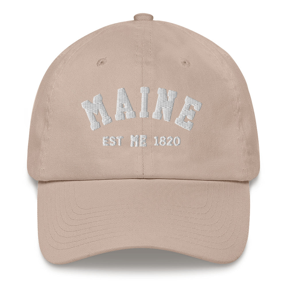 Maine ME State Dad Hats, I Love Maine Retro Vintage Pride USA Gifts Men Women Trucker Baseball Embroidered Hat Starcove Fashion