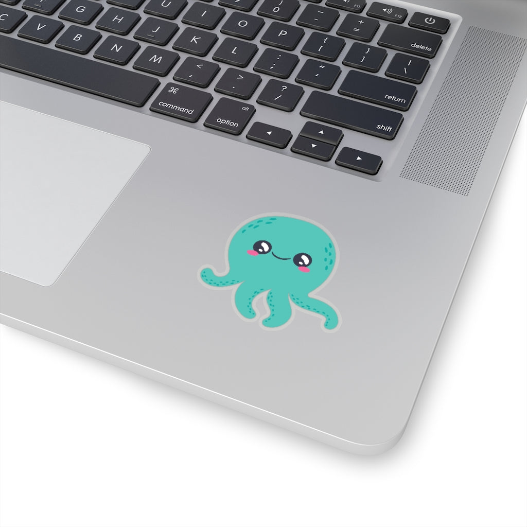 Cute Octopus Sticker, Marine Animals Laptop Decal Vinyl Waterbottle Tumbler Car Waterproof Bumper Aesthetic Die Cut Wall Mural Starcove Fashion