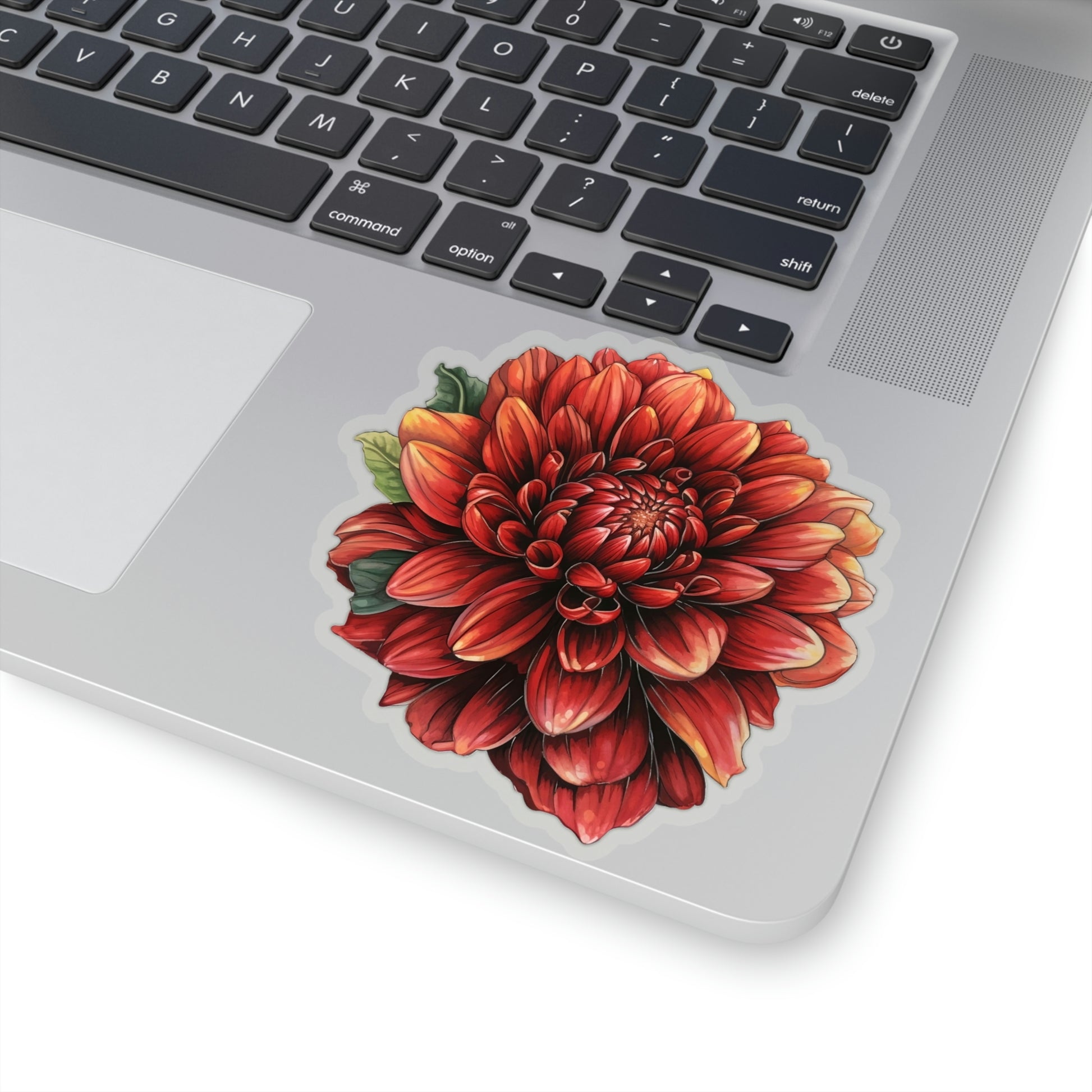 Dahlia Sticker, Flower Floral Art Laptop Decal Vinyl Cute Waterbottle Tumbler Car Waterproof Bumper Aesthetic Die Cut Wall Mural Starcove Fashion