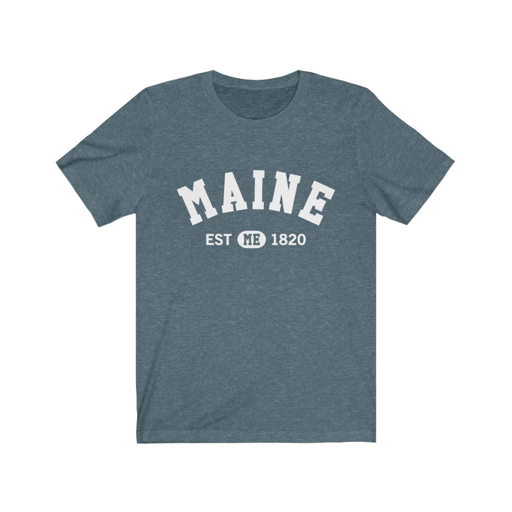 Maine ME State Tshirt, I Love Maine Retro Vintage Home Pride Souvenir USA Gifts Vacation Aesthetic Men Women Crewneck Tee Starcove Fashion