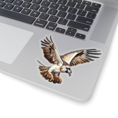 Osprey Sticker, Hawk Talons Raptor Bird Art Laptop Decal Vinyl Waterbottle Tumbler Car Waterproof Bumper Aesthetic Die Cut Wall Clear