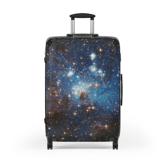 Space Galaxy Cabin Suitcase Luggage, Stars Nebula Carry On Travel Bag Rolling Spinner with Lock Decorative Designer Hard Shell Wheels Case Starcove Fashion