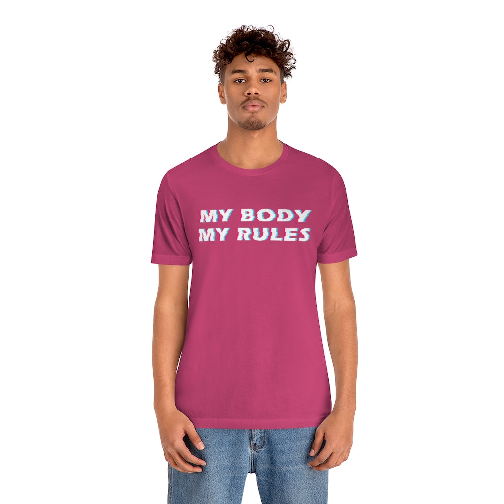 My Body My Rules Womens Rights Tshirt, Reproductive Abortion Feminist Feminisms Adult Aesthetic Graphic Crewneck Tee Shirt Top Starcove Fashion