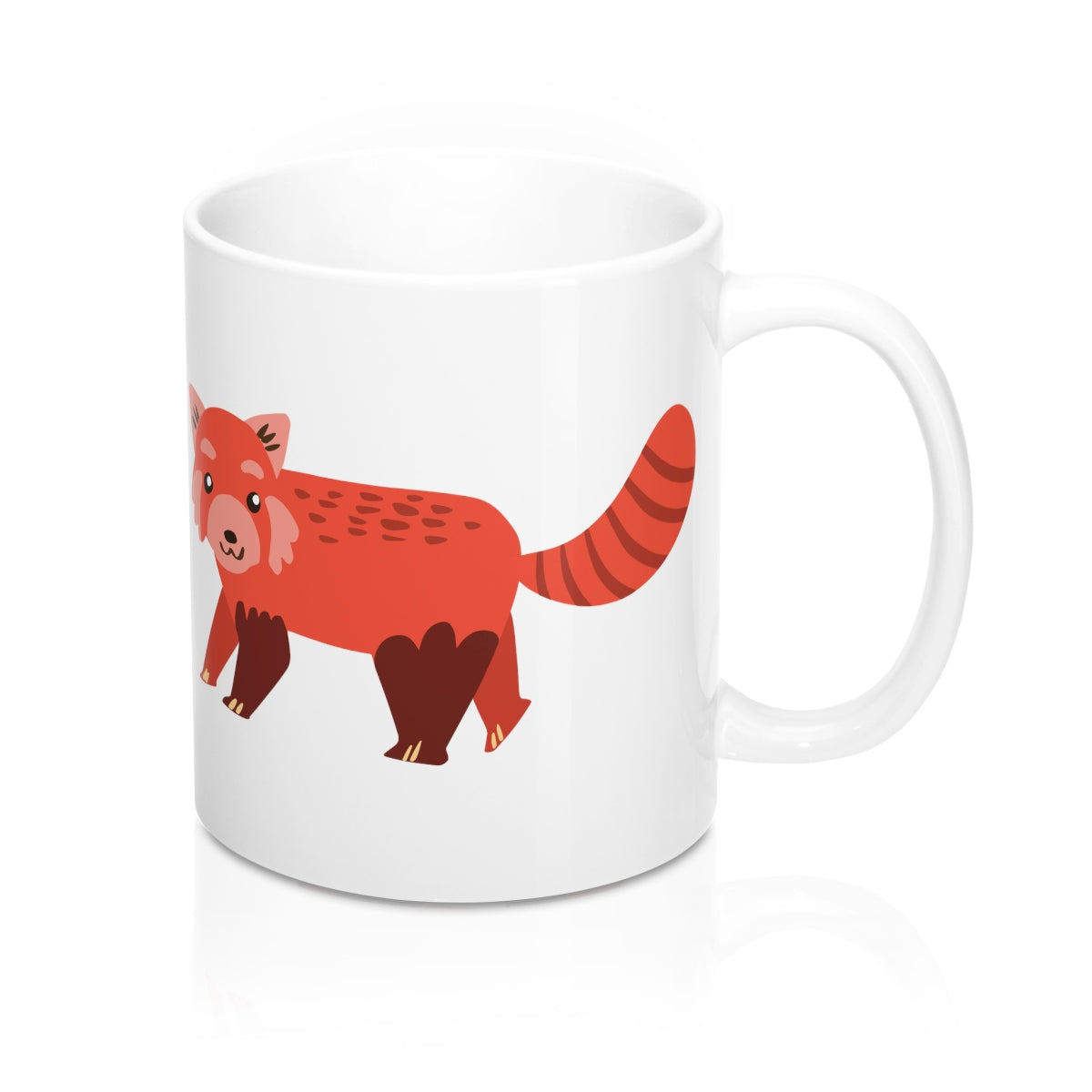 Red Panda Mug, Animal Bear Illustration Ceramic Gifts Cute Coffee Cup Tea Lover Unique Novelty Cool Gift Starcove Fashion