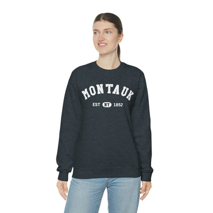Montauk Sweatshirt, New York NY Beach Graphic Crewneck Fleece Cotton Sweater Jumper Pullover Men Women Aesthetic Designer Top Starcove Fashion