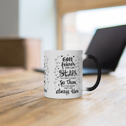Best Friends Color changing Mug, Always There away Friendship Birthday Heat Change Magic Coffee Cup Novelty Cool Gift Starcove Fashion