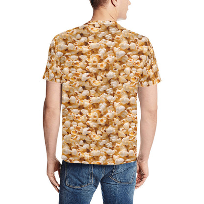 Popcorn Tshirt, Movies Halloween Costume Designer Graphic Aesthetic Lightweight Crewneck Men Women Tee Top Short Sleeve Shirt
