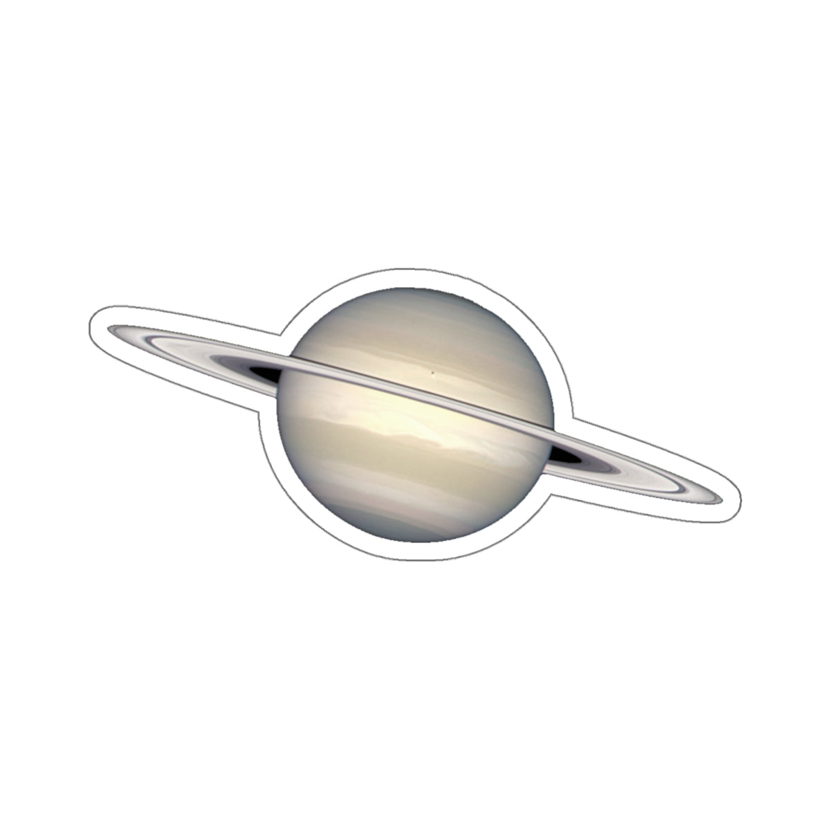 Saturn Decal, Planet Space Stickers Laptop Vinyl Waterproof Waterbottle Car Bumper Aesthetic Label Wall Phone Mural Decal Die Cut Starcove Fashion