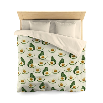 Avocado Green Duvet Cover, Fruit Microfiber Full Queen Twin Unique Vibrant Bed Cover Modern Home Bedding Bedroom Décor Starcove Fashion