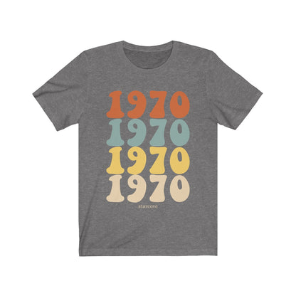 1970 shirt, 51st Birthday Party Turning 51 Years, 70s Retro Vintage Gift Idea Women Men, Born Made in 1970 Funny TShirt Starcove Fashion