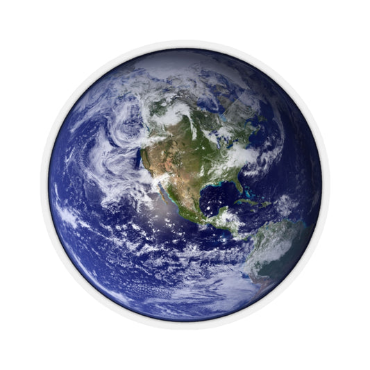 Earth Sticker, Globe Planet Laptop Decal Vinyl Cute Waterbottle Tumbler Car Waterproof Bumper Aesthetic Die Cut Wall Mural Starcove Fashion