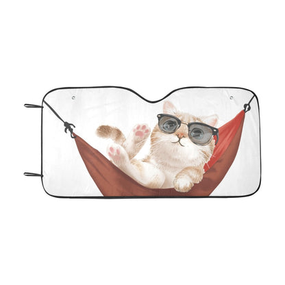 Cats Sunshade, Funny Car Windshield Sun Shade Kitten Shield Blocker Accessories Auto Cover Protector Window Solar Visor Women Screen Starcove Fashion