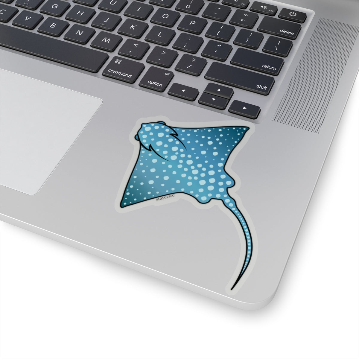 Spotted Eagle Rays Stingray Decal, Kiss-Cut Stickers Blue Marine Animal Art Fish Ocean Wall  Laptop Vinyl Cute Tumbler Car Bumper Vinyl Starcove Fashion