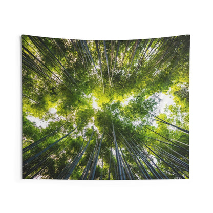 Bamboo Forest Trees Tapestry, Green Nature Japan Zen Landscape Indoor Wall Art Hanging Tapestries Decor Starcove Fashion